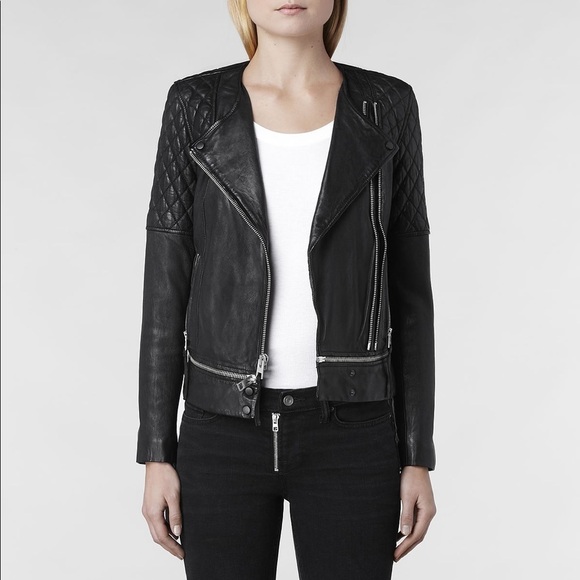 All Saints Leather Jacket - Picture 8 of 8